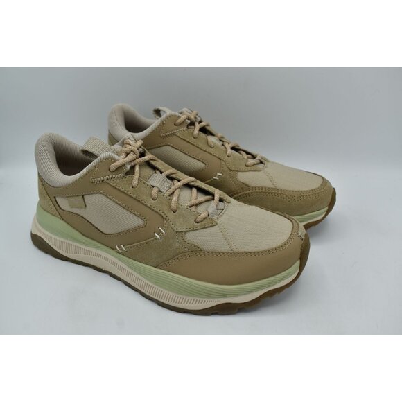 Teva Womens Size 8.5 Terrawave Brown Green Leather Lace Up Sneakers Shoes - Picture 3 of 11